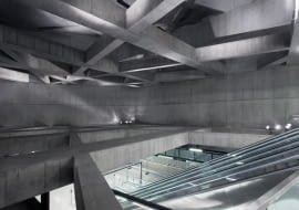 Stacja Metra M4 fovám station - Sporaarchitects, Budapeszt, Węgry (fot. Tamás Bujnovszky, za: https://www.facebook.com/sporaarchitects)