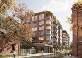 Inwestycja mieszkaniowa T17 na Księżym Młynie w Łodzi