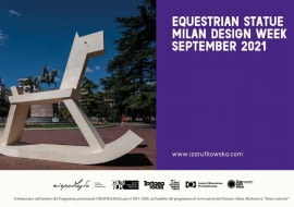 Pomnik konny Izy Rutkowskiej na Design Week Milano
