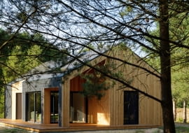 Dom nad jeziorem. Proj. TOYA DESIGN