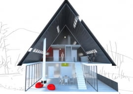 konkurs, polska architektura, architektura drewniana, dom jednorodzinny