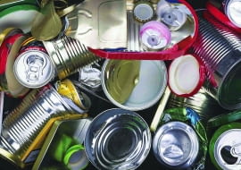 Puszki i metalowe opakowania - do odpadów suchych lub osobnego worka
