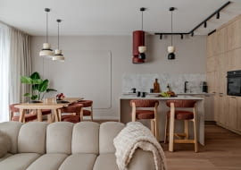 Nowoczesny minimalizm - mieszkanie na warszawskiej Woli