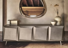 Rzeźbiarska komoda Alterego od Calligaris