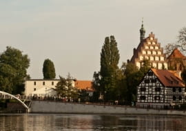 Wyspa Młyńska w Bydgoszczy po rewitalizacji