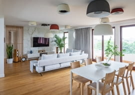 Mieszkanie na Mokotowie: projekt pracowni Jacek Tryc Wnętrza