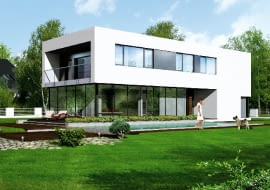 Widok od strony ogrodu