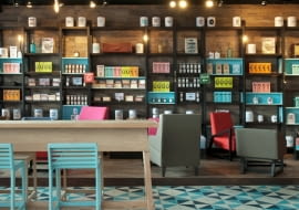 Wnętrza kawiarni Cielito Querido