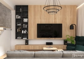 Aranżacja wnętrz w kolorze taupe