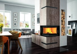 TORN, powietrzny, moc 14 kW, obudowa z kamienia, 2796 zł, Nordflam