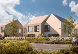Osiedle Kamykowa na Białołęce. Proj. 77Studio Architektury