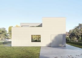 'Dom J' - nowoczesna interpretacja polskiej kostki - projekt koncepcyjny