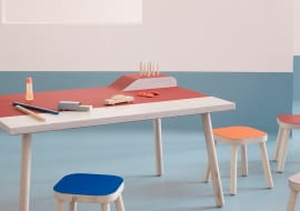 Linoleum na meblach - nowe zastosowanie podłogowego materiału