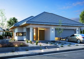 Projekty domów na wąską działkę