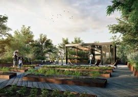 Na tarasach wieżowca Forest pojawią się skrzynie do upraw warzyw