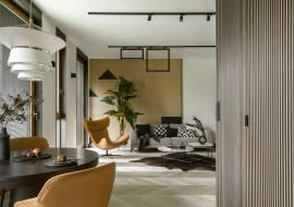 Apartament w Krakowie - aranżacja projektu MIKOŁAJSKAstudio