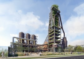 Rewitalizacja i adaptacja Wielkiego Pieca Huty Pokój. Proj. WXCA