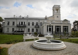 10.09.2014 Sanniki. Europejskie Centrum Artystyczne im. Fryderyka Chopina - wkrótce otwarcie. Fot. Tomasz Niesłuchowski / Agencja Gazeta