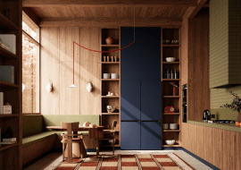 Układ i wyposażenie kuchni warto dobrze przemyśleć. Projekt: Małgorzata Niedzielska.