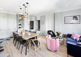 Eleganckie mieszkanie na warszawskim Powiślu