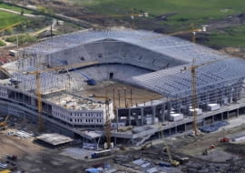 Euro 2012: Stadion piłkarski we Lwowie (Ukraina)