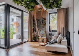 Nowoczesne mieszkanie z japońskimi akcentami - projekt Deer Design