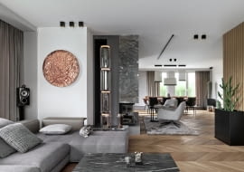 Aranżacja apartamentu w Krakowie projektu BAJERSOKÓŁ