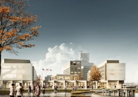 JEMS ARCHITEKCI - zwycięska koncepcja na zabudowę terenu przy Nabrzeżu Prezydenta w Gdyni