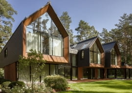 Rezydencja (z) lewitujących domów. Proj. Exterio