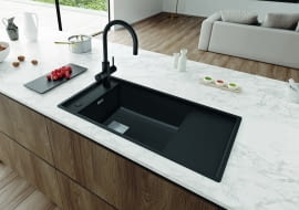 FRANKE bateria filtrująca Mythos Water Hub matowa czerń.