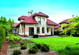 Dom od strony podwórza