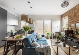 Spójny miszmasz - mieszkanie na warszawskiej Pradze