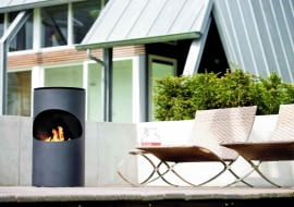 SILO, wolno stojący, stal, 85 x 45 cm, poj. 1,5 l 3999 zł Ruby Fires