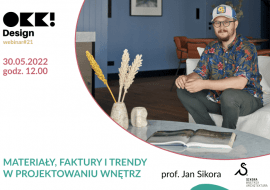 Webinar OKK! design: w świecie materiałów i faktur