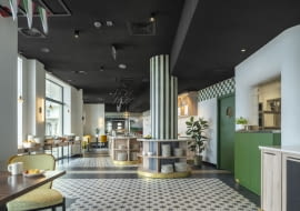 Wnętrza restauracji Capri projektu pracowni Tremend