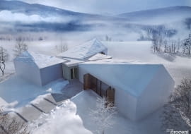 Dom G z widokiem na 26 bekidzkich szczytów