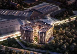 Warsaw Business Hotel przy ul. Prądzyńskiego 21 w Warszawie. Proj. Ideograf