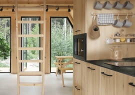 Woodeco plyta laminowana Buk Scandi PD7003 blat Antracyt Metalik PF8036