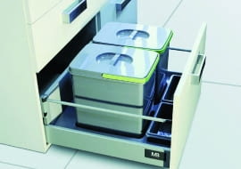 Cztery segregatory MULTINO do szafek MODERN BOX i szuflad o dł. 45 i 50 cm. Cena 146,44 zł, GTV