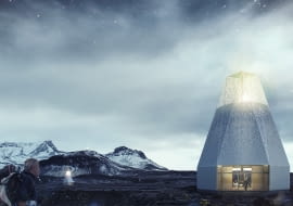 Projekt schroniska dla wędrowców na Islandii