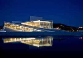 Budynek Norweskiej Opery Narodowej w Oslo, proj. Snohetta