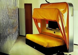 Cabriolet Bed; proj. Joe Collombo