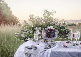 Kryształy z 'młynkiem' z Huty Szkła Kryształowego Julia