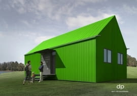 wasze projekty, polska architektura, dom, powodz, majewski