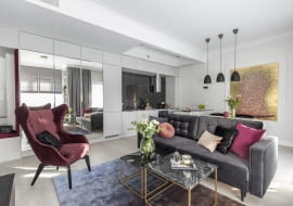 47-metrowe mieszkanie w centrum Warszawy