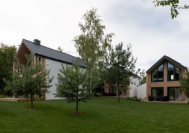 Domki Trzy Żywioły - aranżacje wnętrz projektu Marty Czerkies