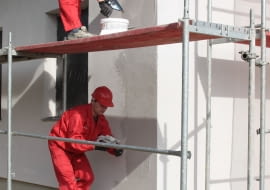 Tynkowanie ścian w systemie ETICS