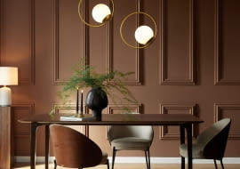 Kolor brązowy we wnętrzach