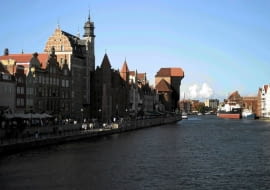 Gdańsk - widok na Motławę