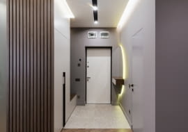 Wąski przedpokój — inspiracje. Jak pomalować ściany?